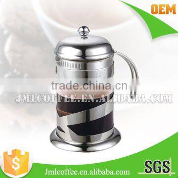 Srainless Steel coffee press ,borosilicate coffee pot,coffee plunger