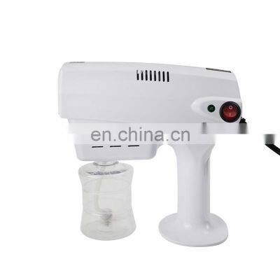 Professional Blue LED Light Alcohol Sterilizer Mist Spray Gun Electric Hair Nano Spray Gun photo-5