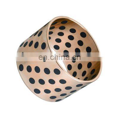 CuSn12 Solid Lubricating Bushing With Graphite Copper Alloy Casting Bronze Bushing Customized Size