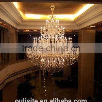 Department Large Gold Crystal Chandelier Lighting