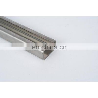 Wholesale 201 304 316L stainless steel channel welded U-shaped stainless steel channel