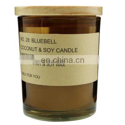 OEM Private Label Scented Candle Luxury Candle Jars With Wooden Lids Candles Scented Luxury With Fragrance For Sales photo-2