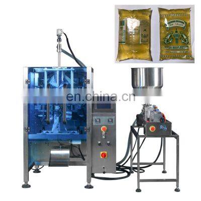 Automatic 1 liter cooking oil vegetable oil palm oil pouch packing machine with PE film