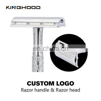 Classical Eco Metal Biodegradable Double Edge Reusable Safety Razor Shaving Razor photo-2