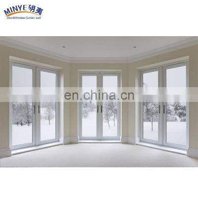 standard wind proof bullet proof security door Laminated glass french casement door