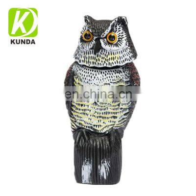 Chinese Manufacturer Animal Scaring Pigeons Scarecrow Shaking Owl Bird Repellent