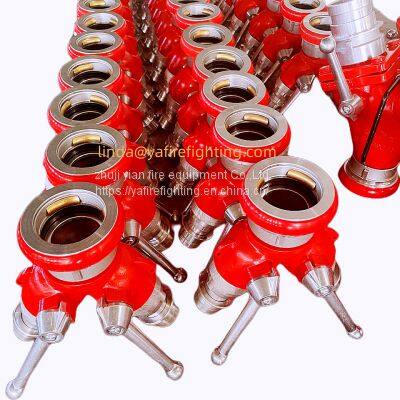 Dividing Control Breeching Wye Fire Hose Splitters photo-5