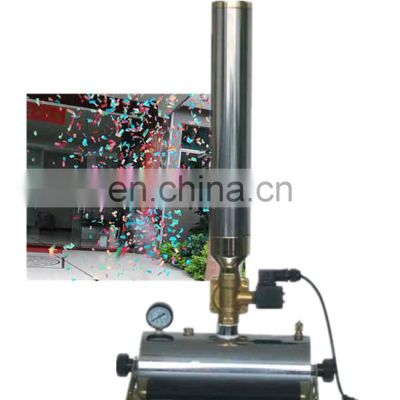 100w confetti spray machine/confetti effect machine for stage/wedding confetti cannon blower