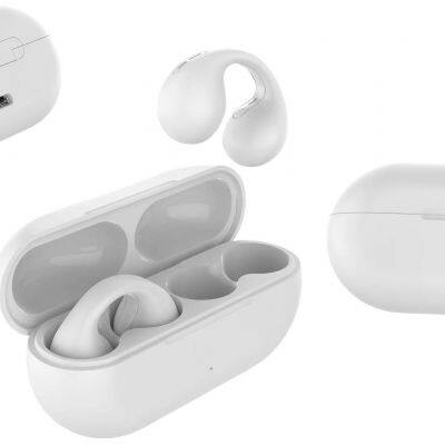 Bone Conduction Earphone Ear Clip on Ear Earring Wireless Headphones Sports Headsets Ear Hook photo-5