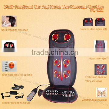 Electric kneading roller shiatsu car massage cushion