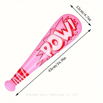 Inflatable Baseball Bat Noisemakers Custom Printed for Rally Events and Kids Parties