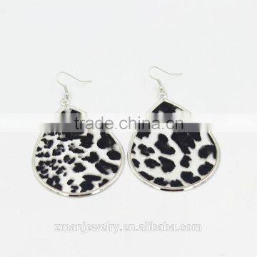 12 Pairs A Lot Mixed Wholesale Charm Multi Colors Tear Drop Design Leopard Ear Cuff Earrings photo-3