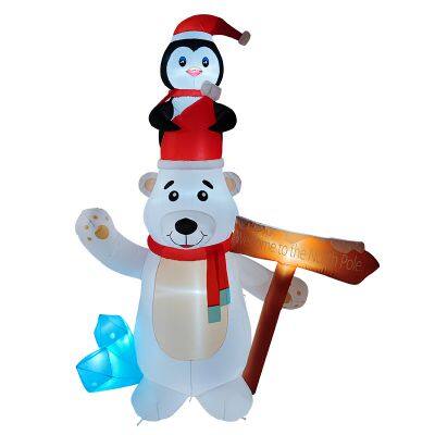 Snowman inflatable with Inflatable snow globe – Perfect for Xmas Decor