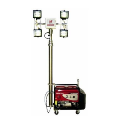 4*400W high light LED portable mobile lighting tower diesel & gas generator