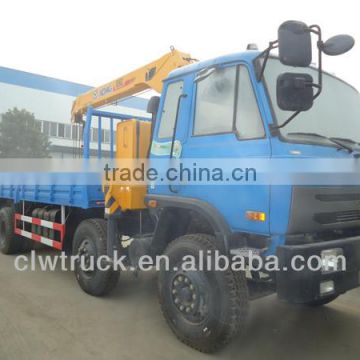 Best Price 8x4 Dongfeng crane truck with xcmg crane in Kazakhstan