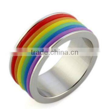 Custom Wholesale Stainless Steel Colorful Ring photo-6