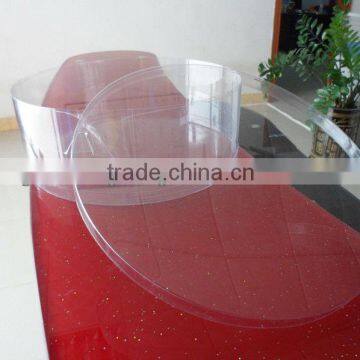 transparent PET packaging cylinder