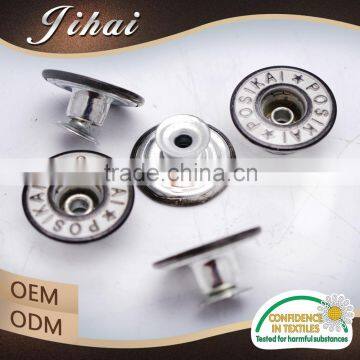 Quality Decorative Gold Metal Rivet Brand Logo Jeans Button photo-6