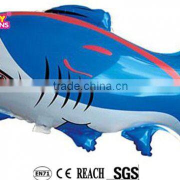 Foil material remote control helium inflatable shark air balloons