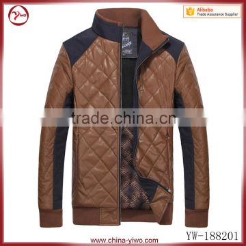 OEM outwear pu Men Casual Jacket