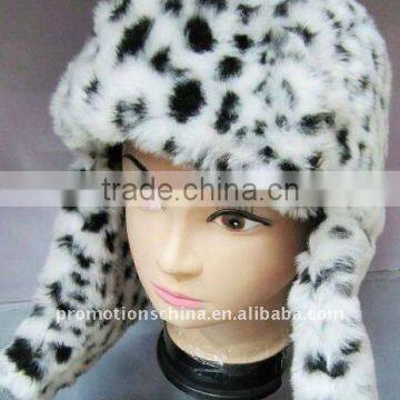 fashion fur animal winter hat