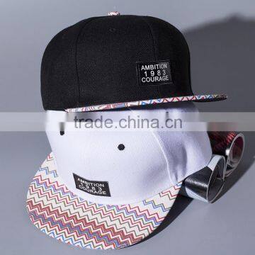 Wave Printing Flat Brim Fashion Leisure Adult Ourdoor Sport Sun Hat