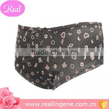 Simple Elegant Muti-pattern Black Women Bra Panty/boyshorts/underpants photo-2