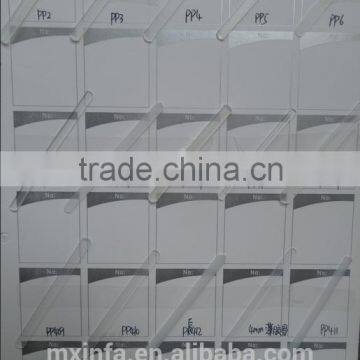 Different thickness plastic bra bone