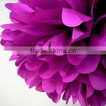 Factory direct sale Craft Tissue Paper Pom Poms for Wedding/Bridal shower