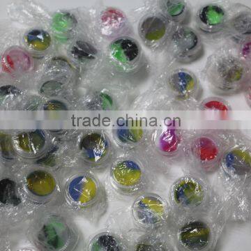 Clear 5ml Silicone Non-stick Container Dabs Containers Storage Plastic Oil Jar photo-6