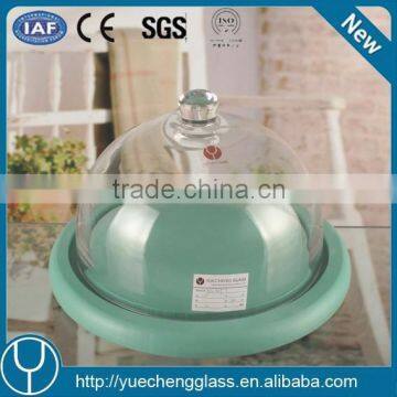 clear glass cake stand and dome and inflatable half dome