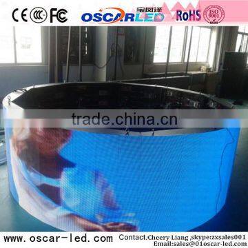 commercial advertising led arc display indoor curve p6 led large screen display                        
                                                Quality Choice