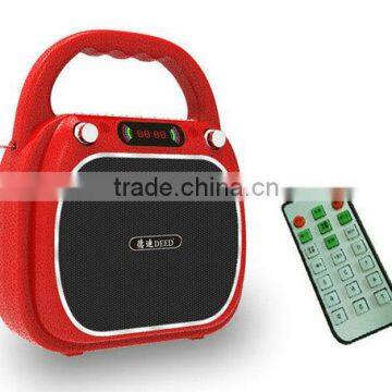 D-B103 7-color LED Lights Fashion Held Portable Outdoor Bluetooth Speaker Super Bass Portable Wireless Speakers With USB/TF/AUX photo-5