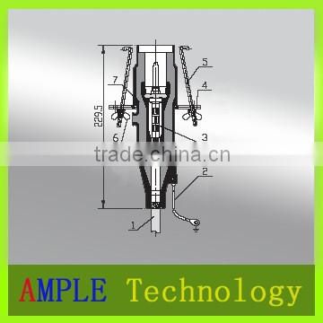 Separable cable connector , straight connector 24kV 250A