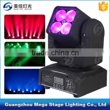 4x10W 4in1 rgbw led mini moving head wash zoom