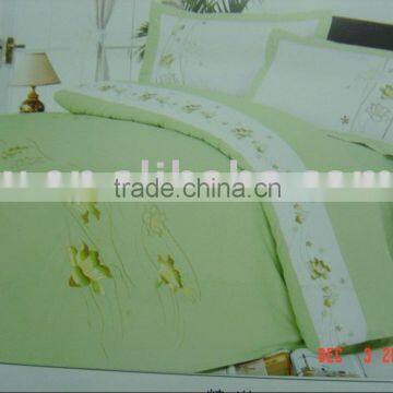 Embroidery bedding set/Bedding set/duvet cover/flat sheet