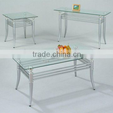 Modern Coffee Table and End Table/ Glass Coffee Table and End Table