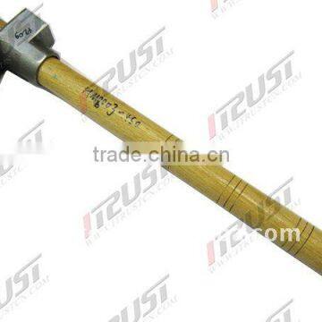 Adze with wooden handle,polished head