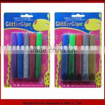 5pcs Colores Sello Glitter Glue Set