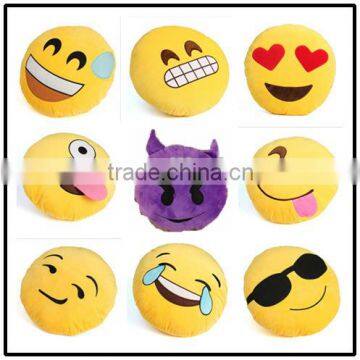 Factory Oem Custom CE EN71 Top Quality Stuffed Emoji Pillows Plush Cushion photo-2