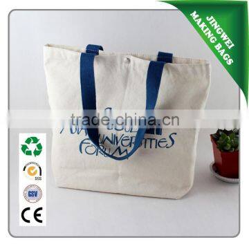 Manufacturer custom promotions canvas tote bags with logos