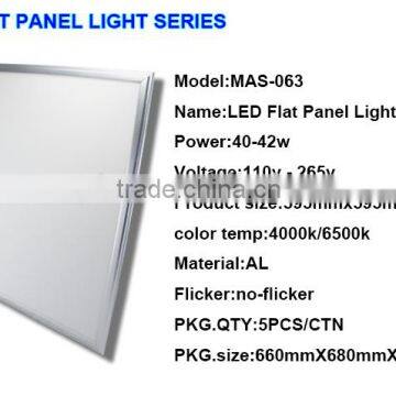 2015 hot product LED Recessed led grille panel light 36W 595x595x50mm