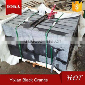 China Yixian Black Granite Stone Tiles