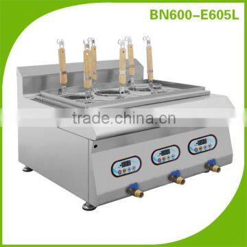 Cosbao stainless steel Table Top Commercial Electric Pasta Cooker (BN600-E605L digital control)