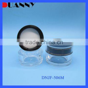 High Quality Round 50Ml Acrylic Jars With Screw Cap 30G 80G Acrylic Jars 50G Cosmetic Empty Acrylic Jars With Lid