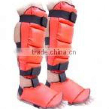 Red Color Karate Shin-Instep