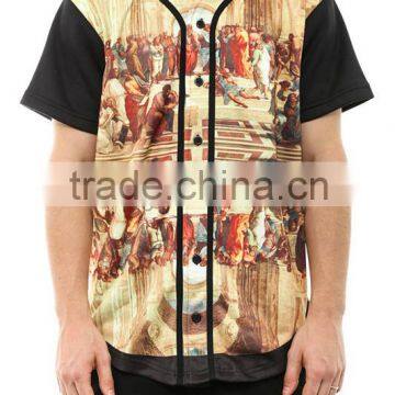 Hot Sale Sublimated Fashion Baseball Jersey