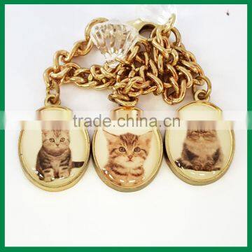 Custom Acrylic Bead Charm Dog Cat Sticker Pendant Bracelet