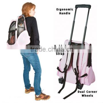 Pink Pet Luggage Dog Carrier Backpack