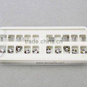 Factory low price dental edgewise brackets